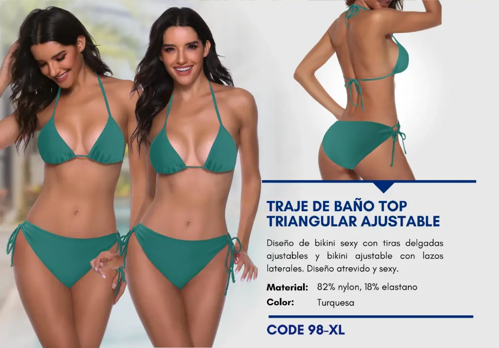 Traje de Baño Para Mujer Extra Large Elite Swim XL-98