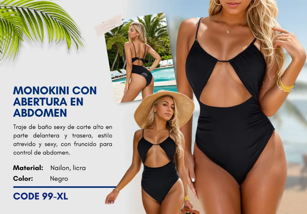 Traje de Baño Para Mujer Extra Large Elite Swim XL-99