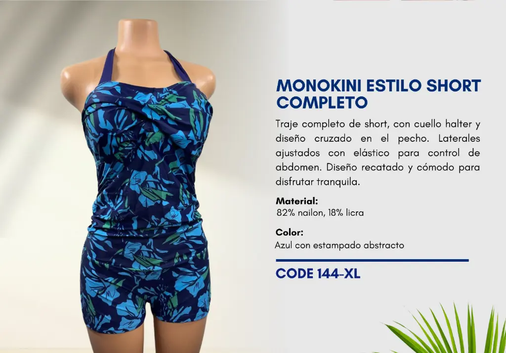 Traje de Baño Para Mujer Extra Large Elite Swim XL-144