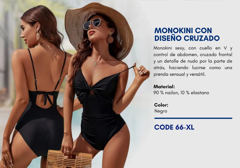 Traje de Baño Para Mujer Extra Large Superior Swim XL-66