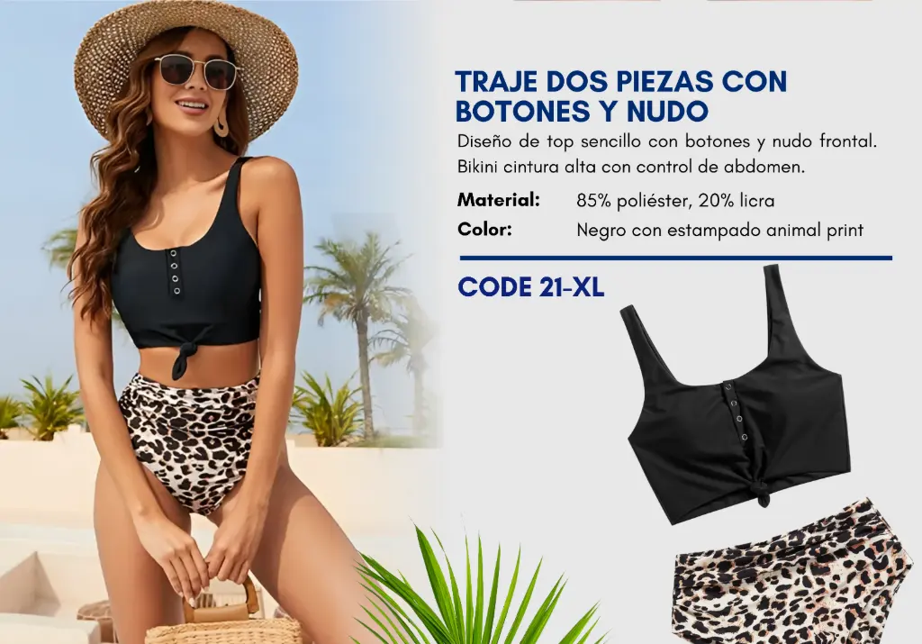 Traje de Baño Para Mujer Extra Large Esencial Swim XL-20