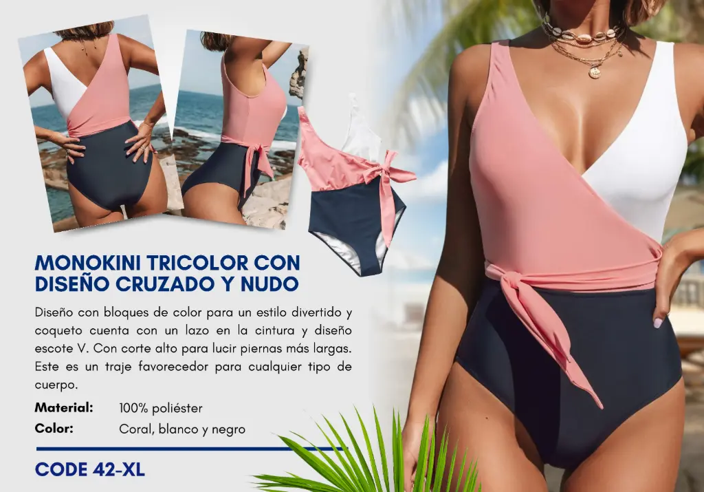 Traje de Baño Para Mujer Extra Large Esencial Swim XL-42