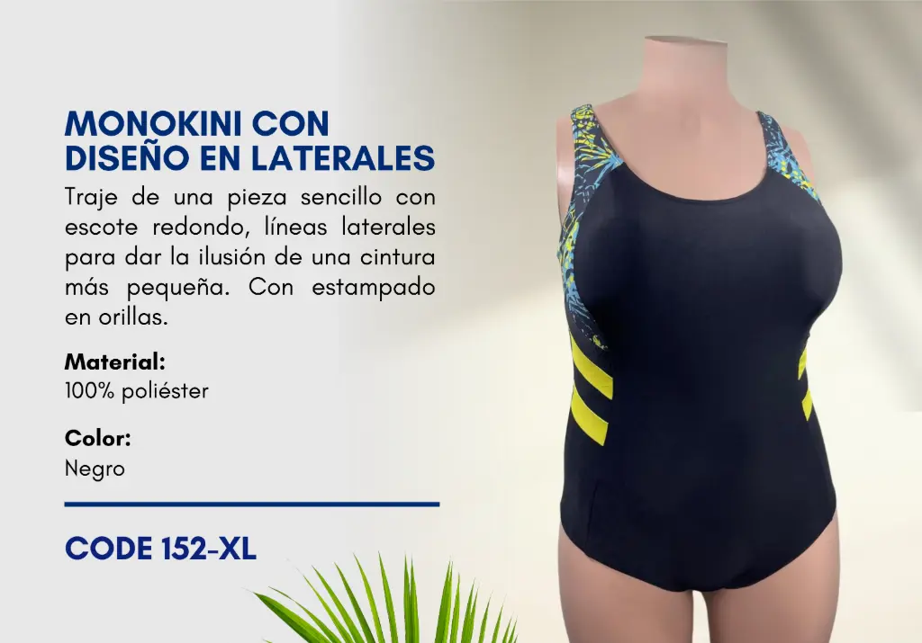 Traje de Baño Para Mujer Extra Large Esencial Swim XL-152