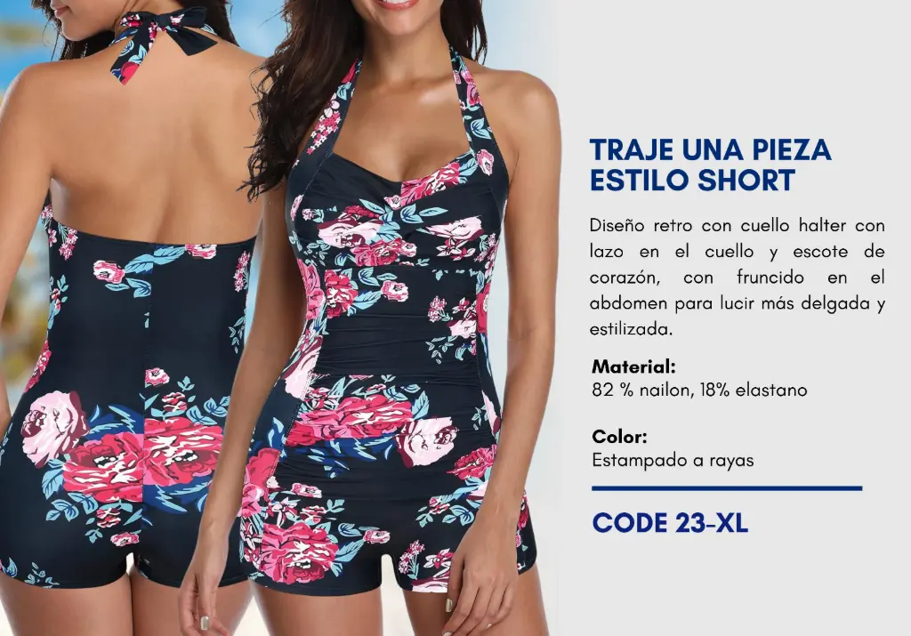 Traje de Baño Para Mujer PLUS Elite Swim PLUS-23