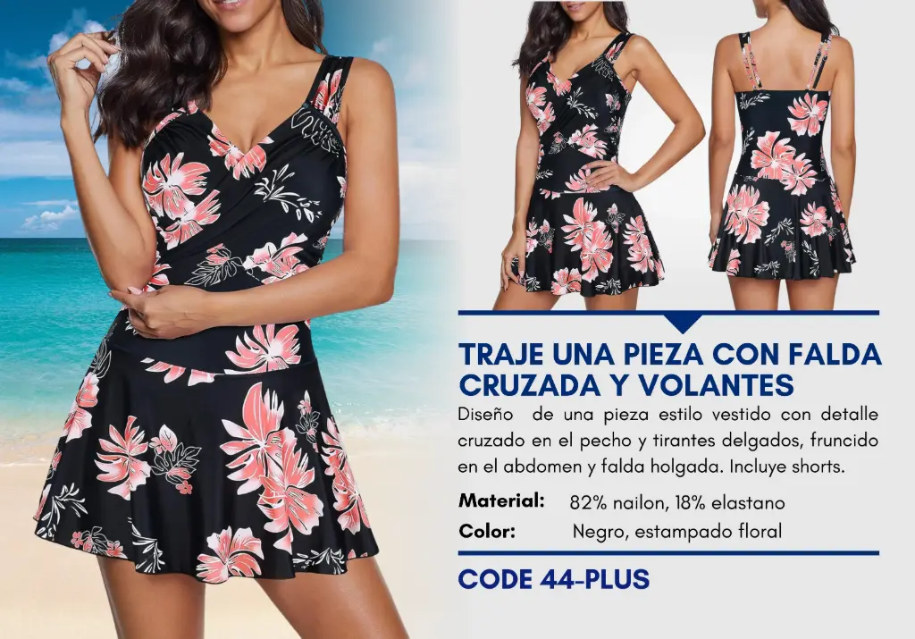 Traje de Baño Para Mujer PLUS Elite Swim PLUS-44