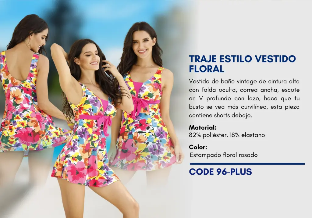Traje de Baño Para Mujer PLUS Elite Swim PLUS-96