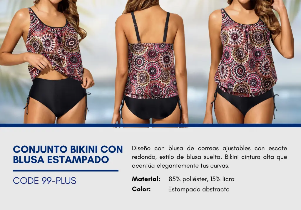 Traje de Baño Para Mujer PLUS Elite Swim PLUS-99