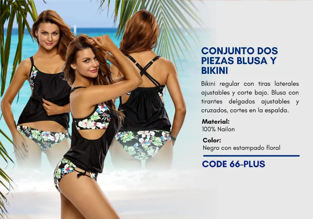 Traje de Baño Para Mujer PLUS Superior Swim PLUS-66
