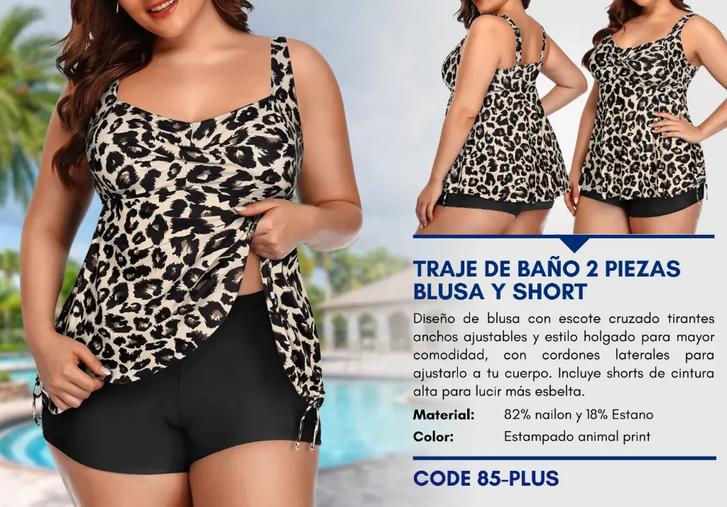 Traje de Baño Para Mujer PLUS Superior Swim PLUS-85