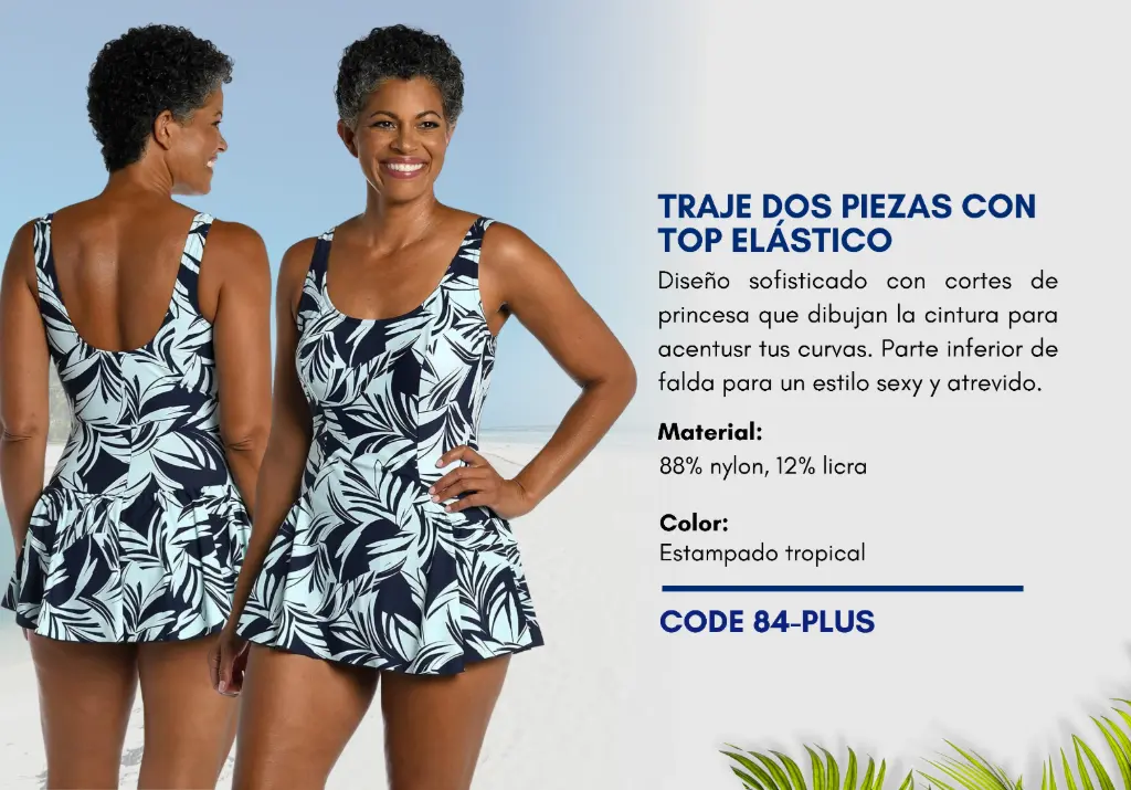 Traje de Baño Para Mujer PLUS Esencial Swim PLUS-84