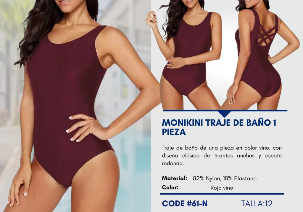 Traje de Baño Para Niña 12Y Kids Swim N-61