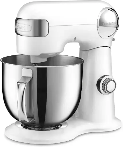 [Cuisinart SM-50 5.5 - Quart Stand Mixer, White] Batidora De Pie Cuisinart Sm-50 De 5.5 Cuartos, Color Blanco | 86279088178 TRG180410538