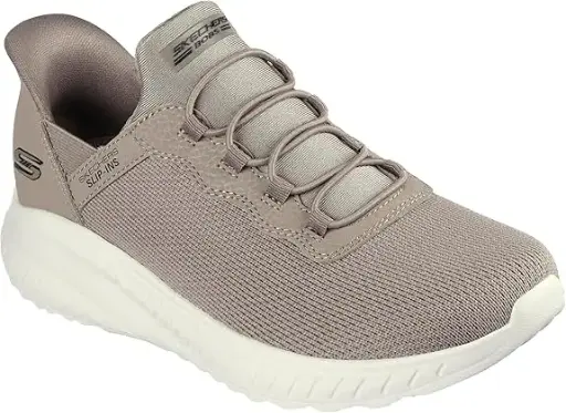 [Bobs From Skechers Skechers Bobs Squad Chaos Daily Inspiration Hands Free Slip-Ins Womens Sneakers - GRAY TAUPE 8 1/2 MEDIUM] Bobs De Skechers Skechers Bobs Squad Chaos Daily Inspiration Zapatillas Sin Cordones Manos Libres Para Mujer - Gris Taupe 8 1/2 Mediano | 196989313634 TRG187860317