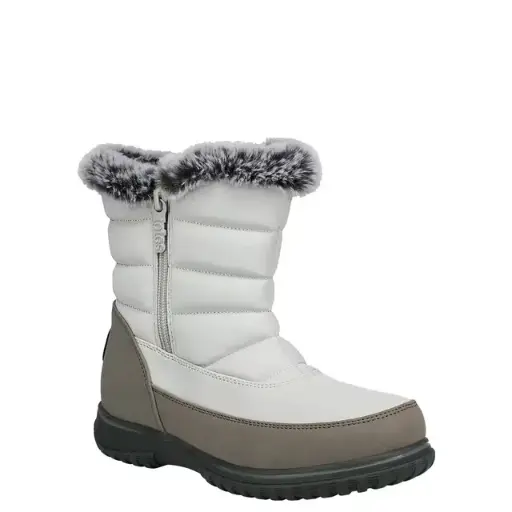 [Totes Womens Ada Waterproof Flat Heel Winter Boots - TAUPE 6 MEDIUM] Botas De Invierno De Tacón Plano Impermeables Ada Para Mujer De Totes - Gris Topo 6 Mediano | 196064350776 TRG187797193