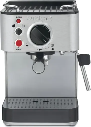 [Cuisinart EM-100NP1 1.66 Quart Stainless Steel Espresso Maker, 12.56"(L) x 8.19"(W) x 10.94"(H), Silver] Cafetera Espresso Cuisinart Em-100Np1 De Acero Inoxidable De 1,66 Cuartos De Galón, 32,7 Cm (Largo) X 21,5 Cm (Ancho) X 27,5 Cm (Alto), Color Plateado | 86279178237 TRG187991428