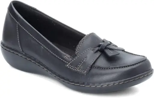 [Clarks Of England Clarks Womens Ashland Bubble Loafers - BLACK 10 MEDIUM] Clarks Of England - Mocasines Ashland Bubble Para Mujer - Negro 10 Mediano | 887460270989 TRG187600808