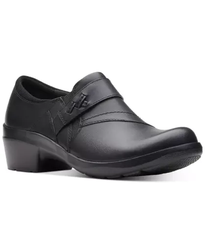 [Clarks Of England Clarks Womens Angie Pearl Slip-On Shoe - BLACK 9 MEDIUM] Clarks Of England Clarks Angie Pearl - Zapato Sin Cordones Para Mujer - Negro 9 Mediano | TRG185052655