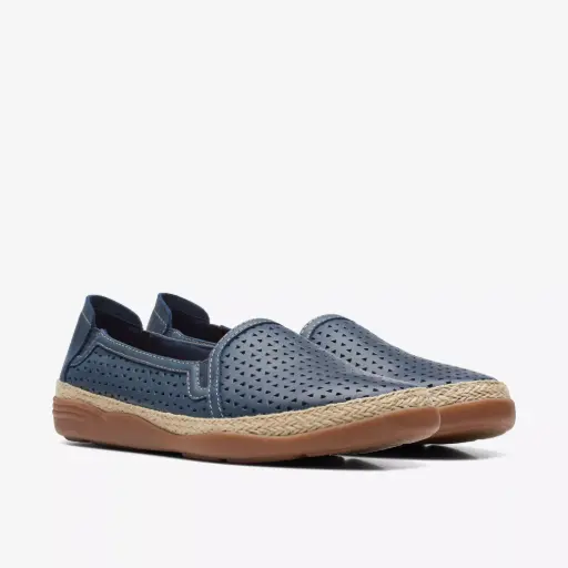 [Clarks Of England Clarks Womens Elaina Ruby Slip-On Shoe - NAVY 6 1/2 MEDIUM] Clarks Of England Clarks Elaina Ruby - Zapato Sin Cordones Para Mujer - Azul Marino 6 1/2 Mediano | 889002993264 TRG188552269