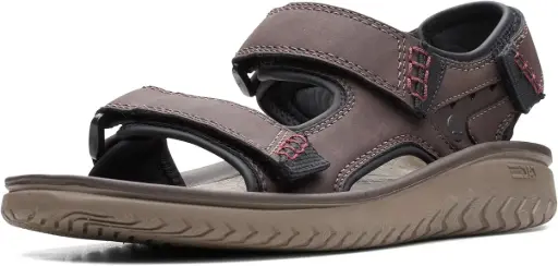 [Clarks Of England Clarks Mens Wesley Adjustable Strap Flat Sandals - BROWN 14 MEDIUM] Clarks Of England Sandalias Planas Con Correa Ajustable Wesley Para Hombre - Marrón 14 Mediano | 889003609027 TRG188720527
