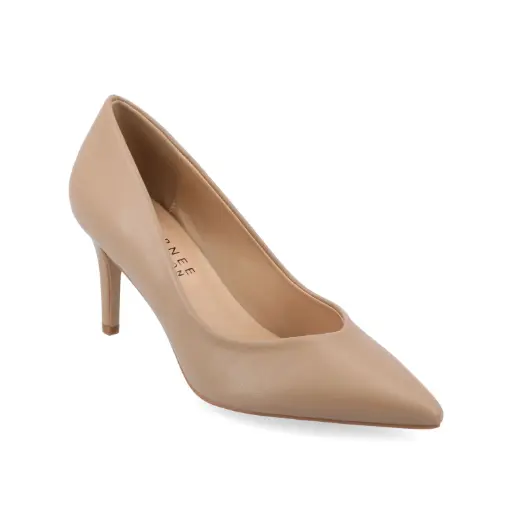 [Journee Collection Womens Gabriella-Wd Pointed Toe Stiletto Heel Pumps Wide Width - MOCHA 8 WIDE] Colección Journee Gabriella-Wd - Zapatos De Tacón De Aguja Con Punta Puntiaguda Para Mujer, Ancho Ancho - Mocha 8 Ancho | TRG185052319