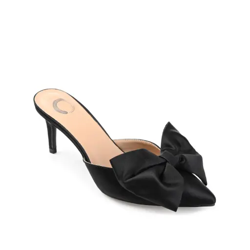 [Journee Collection Womens Tiarra-Wd Pointed Toe Stiletto Heel Pumps Wide Width - BLACK 9 WIDE] Colección Journee Tiarra-Wd - Zapatos De Tacón De Aguja Con Punta Puntiaguda Para Mujer, Ancho Ancho - Negro, 9 Ancho | TRG192805495