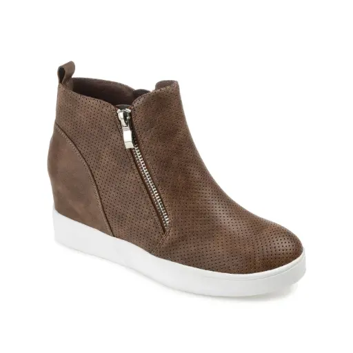 [Journee Collection Womens Jc Pennelope Slip-On Shoe - Brown 9 Medium] Colección Journee Zapatos Sin Cordones Jc Pennelope Para Mujer - Marrón, Talla 9 Mediana | TRG187981288