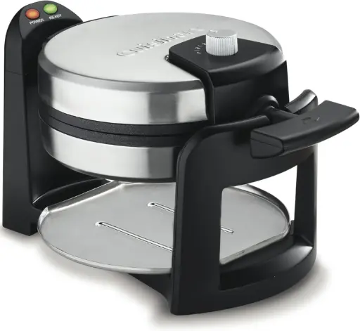 [Cuisinart Round Flip Belgian Waffle Maker WAF-F30 - STAINLESS STEEL ONE SIZE] Cuisinart - Waflera Belga Redonda Con Tapa Waf-F30 - Acero Inoxidable | 86279174932 TRG189359908