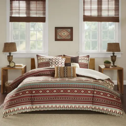 [Home Essence OLLX-MP10-3151 Taos 7 Piece Comforter Set Spice King] Home Essence Ollx-Mp10-3151 Juego De Edredón Taos De 7 Piezas, Color Spice King | 675716799137 TRG175421836