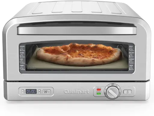 [Cuisinart Indoor Pizza Oven - ST STEEL ONE SIZE] Horno De Pizza Para Interiores Cuisinart - Acero Inoxidable, Tamaño Único | 86279222442 TRG189599657