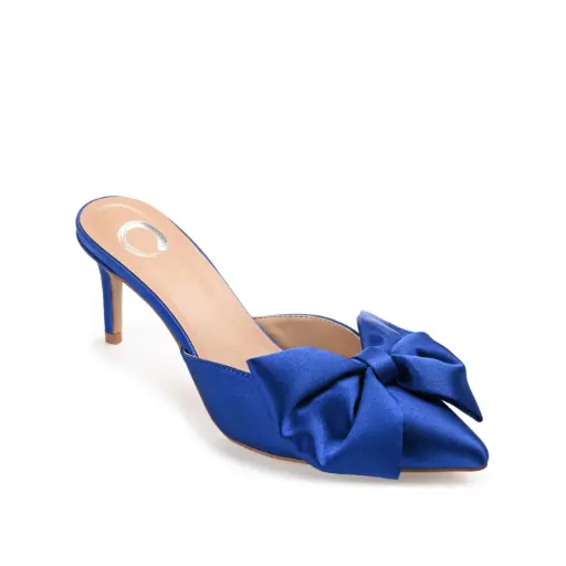 [Journee Collection Tiarra Women's Pumps Blue 8 W] Journee Collection Tiarra Zapatos De Salón Mujer Azul 8 W | 194593690592 TRG187797979