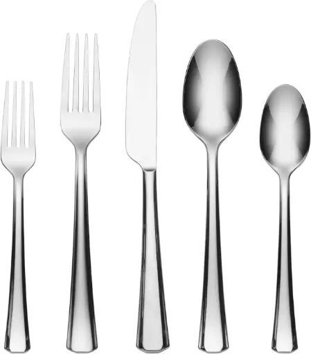 [Oneida Bleeker 20-Pc. Flatware Set - STAINLESS STEEL ONE SIZE] Juego De Cubiertos Oneida Bleeker De 20 Piezas - Acero Inoxidable | 79363145680 TRG186149465
