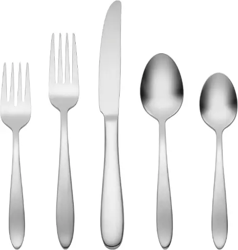[Oneida Mooncrest Satin 20-Pc. Flatware Set - STAINLESS STEEL ONE SIZE] Juego De Cubiertos Oneida Mooncrest Satin De 20 Piezas - Acero Inoxidable | 79363145420 79363145420
