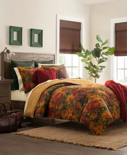 [Patricia Nash Heritage 3-Pc. Midweight Reversible Comforter Set - Multi] Juego De Edredón Reversible Patricia Nash Heritage De 3 Piezas, Peso Medio, Multicolor | 849203076111 TRG176078927