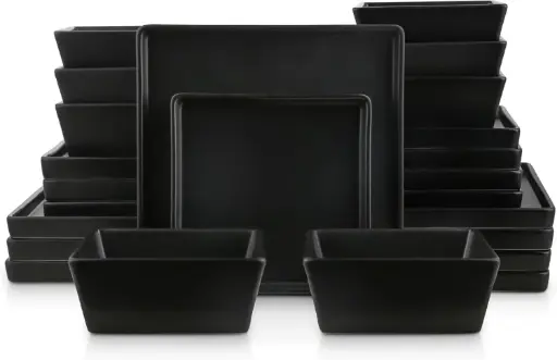 [Stone + Lain Grace 24 Piece Dinnerware Set - BLACK ONE SIZE] Juego De Vajilla Stone + Lain Grace De 24 Piezas - Negro | 810074930000
