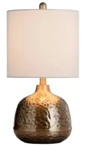 [Stylecraft 11 W Gold Metal Table Lamp - GOLD ONE SIZE] Lámpara De Mesa Stylecraft De Metal Dorado De 11 W - Dorada | 720354076116 TRG185825655