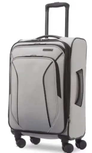 [American Tourister Pirouette Nxt 20" Softside Luggage - LIGHT GRAY ONE SIZE] Maleta Blanda American Tourister Pirouette Nxt De 20 Pulgadas - Gris Claro | 49845310776 TRG180393298