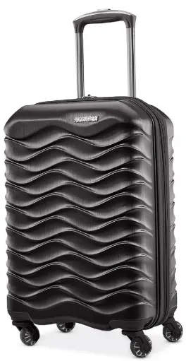 [American Tourister Pirouette Nxt 20" Hardside Lightweight Luggage - BLACK1 ONE SIZE] Maleta Rígida Ligera American Tourister Pirouette Nxt De 20 Pulgadas - Negra 1 Talla Única | 49845316655 TRG183869356