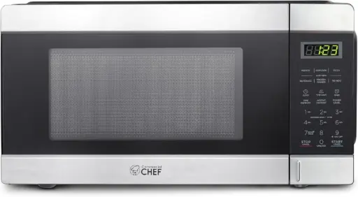 [Commercial Chef 1.1-Cu. Ft. Countertop Microwave - Stainless Steel Front CHCM11100SSB - ST STEEL ONE SIZE] Microondas De Encimera Commercial Chef De 1.1 Pies Cúbicos - Frente De Acero Inoxidable Chcm11100Ssb - Acero Inoxidable | 819813017033 TRG179331394