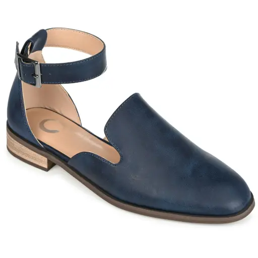 [Journee Collection Womens Loreta Round Toe Loafers - Navy 9 Medium] Mocasines De Punta Redonda Loreta Para Mujer De Journee Collection - Azul Marino, Talla 9 Mediana | TRG191575457