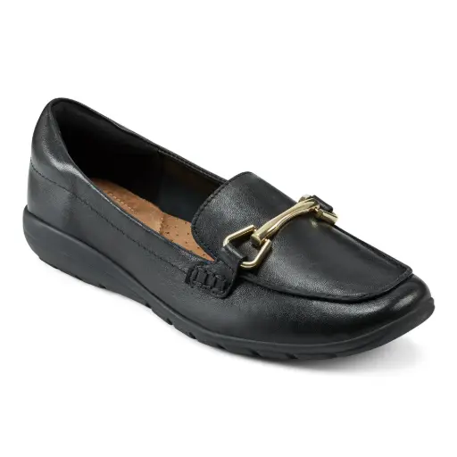 [Easy Spirit Womens Devitt Round Toe Loafers - BLACK 10 WIDE] Mocasines Devitt De Punta Redonda Para Mujer Easy Spirit - Negro, 10 Ancho | TRG192805500