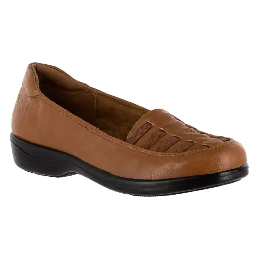 [Easy Street Womens Genesis Loafers - Tobacco 7 Narrow] Mocasines Genesis Para Mujer De Easy Street - Tabaco 7 Estrecho | 886065897386 TRG187613636