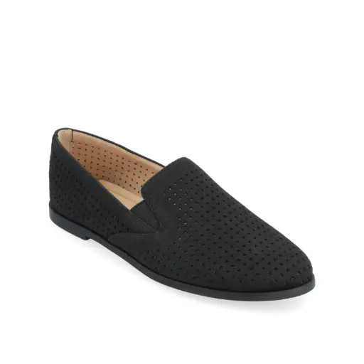 [Journee Collection Womens Jc Lucie Loafers - Black 7 Medium] Mocasines Jc Lucie Para Mujer De La Colección Journee - Negro, Talla 7 Mediana | 52574821871 TRG188574973