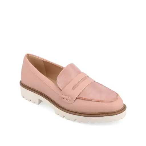 [Journee Collection Womens Kenly Loafers - BLUSH 10 WIDE] Mocasines Kenly Para Mujer De La Colección Journee - Rubor 10 Ancho | TRG192805482