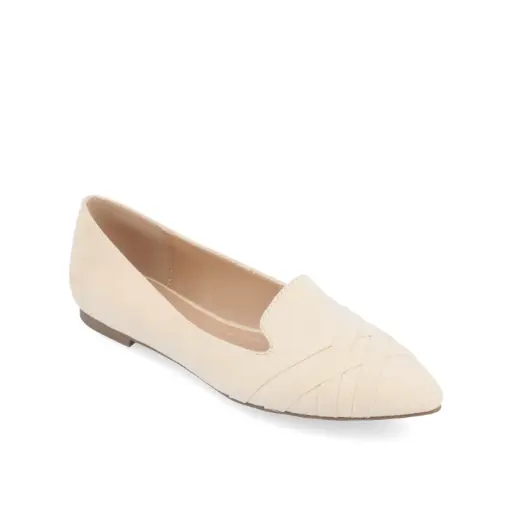 [Journee Collection Womens Mindee Loafers - Tan 8 Wide] Mocasines Mindee Para Mujer De La Colección Journee - Bronceado, 8 De Ancho | 194593860223 TRG188575407