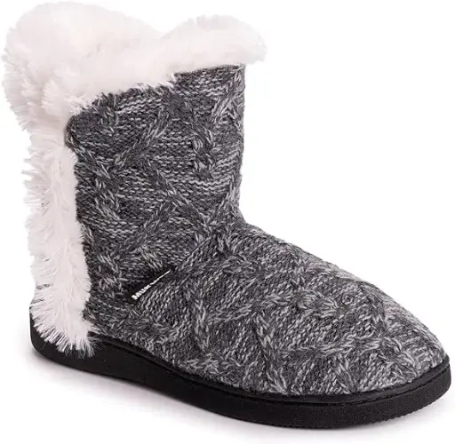 [Muk Luks CHEYENNE - Grey Marl Large] Muk Luks Cheyenne - Gris Jaspeado Grande | 33977420281 TRG187600714