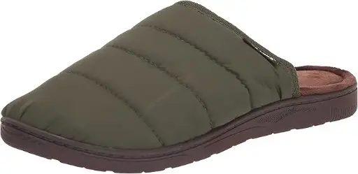 [Muk Luks Mens Slip-On Slippers - Green Gable Medium] Pantuflas Muk Luks Para Hombre - Green Gable Medium | 33977543812 TRG188381402