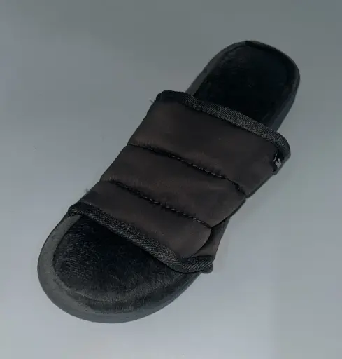 [Muk Luks Mens Slip-On Slippers - Cinder Grey Medium] Pantuflas Muk Luks Para Hombre - Gris Ceniza Mediano | 33977567016 33977567016