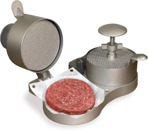 [Weston Burger Express Double Hamburger Press with Patty Ejector (07-0701)] Prensa Doble Para Hamburguesas Weston Burger Express Con Eyector De Carne (07-0701) | 834742008730 TRG186150239