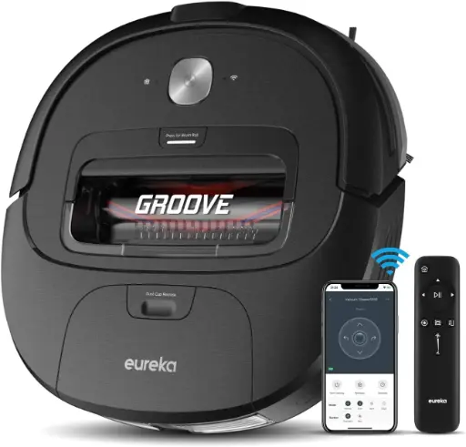 [Eureka 2000Pa Super-Powerful Suction Robot Vacuum Cleaner, Black] Robot Aspirador Eureka De 2000 Pa Con Succión Superpotente, Color Negro | 810004819115 TRG187988542