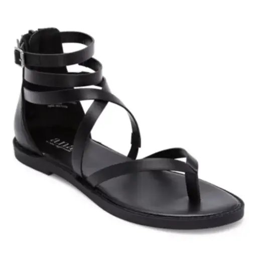 [A.N.A Womens Jazmin Ankle Strap Gladiator Sandals - BLACK 8 MEDIUM] Sandalias De Gladiador Con Tira Al Tobillo Jazmin Para Mujer De A.N.A. - Negro 8 Mediano | R1N0000007Tiw2 TRG188552622
